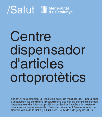 Logo oficial Centre dispensador d'articles ortopèdics